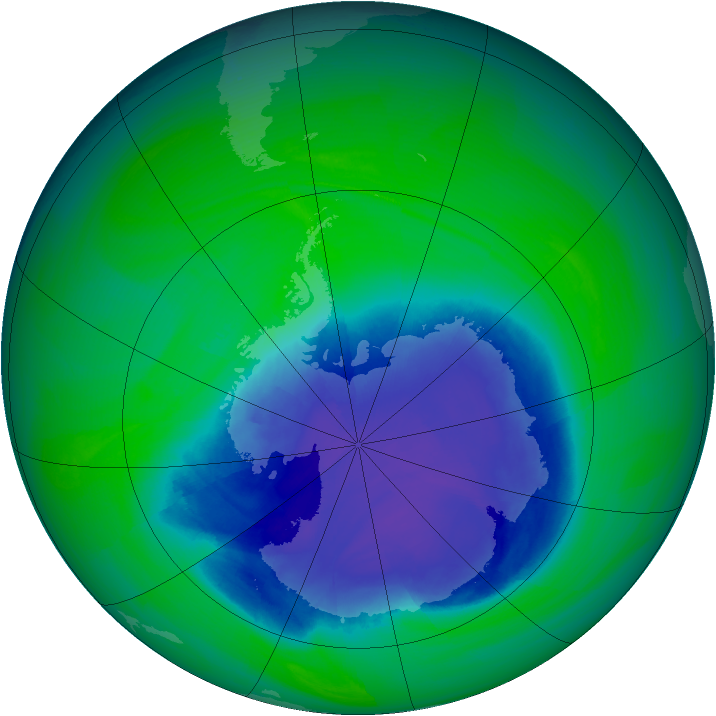 Ozone Map 2004-11-01
